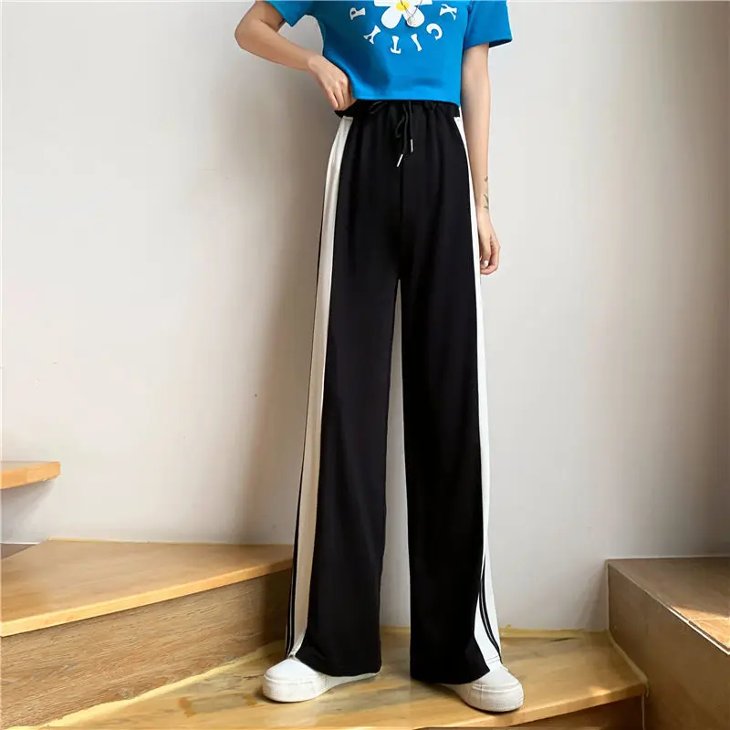 New 2020 drop pants high waist sports casual pants women's autumn Korean loose straight pants fashion
New 2020 drop pants high waist sports casual pants women's autumn Korean loose straight pants fashion