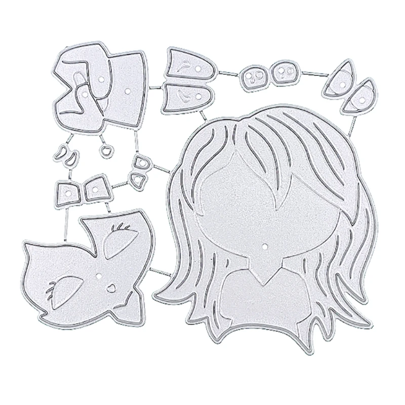 Girl Metal Cutting Dies Stencil DIY Scrapbooking Album Paper Card Template Mold Embossing Craft Decoration
Girl Metal Cutting Dies Stencil DIY Scrapbooking Album Paper Card Template Mold Embossing Craft Decoration