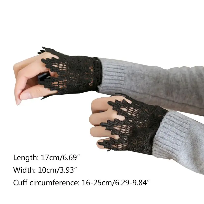 Korean Fresh Style Decorated Cuffs Womens Autumn Sweater Ruffles Fake Sleeves Hollow Out Crochet Lace Garment Arm Warmer
Korean Fresh Style Decorated Cuffs Womens Autumn Sweater Ruffles Fake Sleeves Hollow Out Crochet Lace Garment Arm Warmer