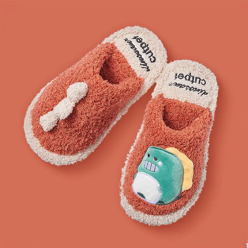 Children's Cotton Slippers for Boys Autumn and Winter Cute Cartoon Dinosaurs Kids Home Shoes Indoor Warm Girls Plush Slippers
Children's Cotton Slippers for Boys Autumn and Winter Cute Cartoon Dinosaurs Kids Home Shoes Indoor Warm Girls Plush Slippers