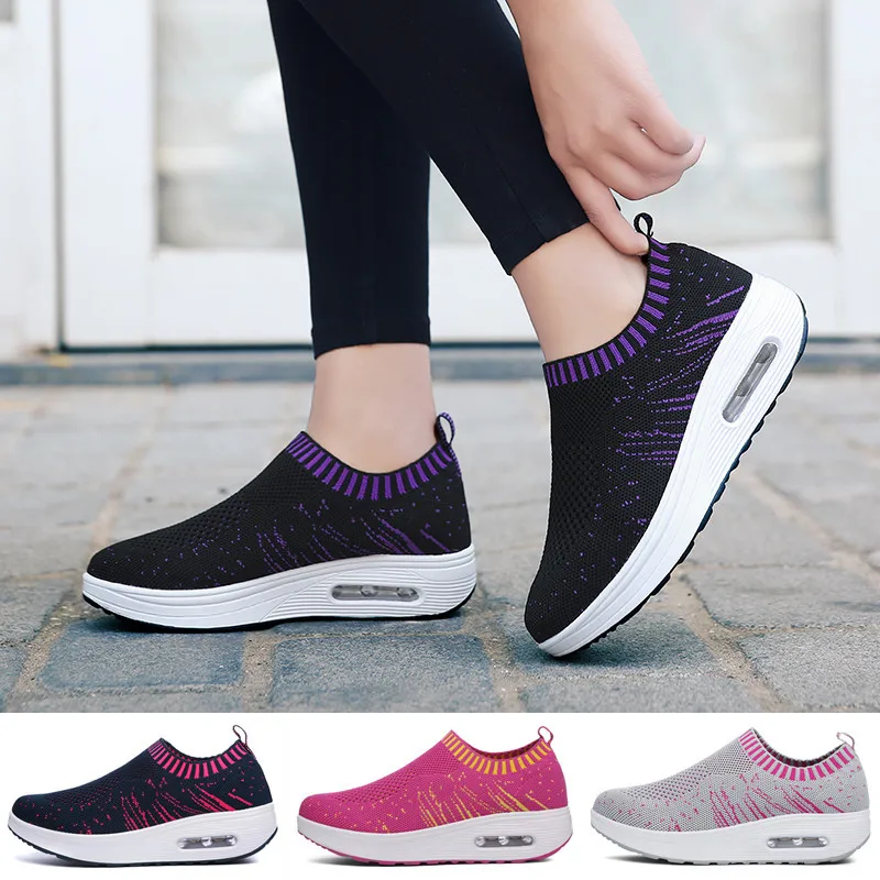 Women's Shake Ups Shoes Comfortable Platform Walking Sneakers Lightweight Casual Air Fitness Shoes
Women's Shake Ups Shoes Comfortable Platform Walking Sneakers Lightweight Casual Air Fitness Shoes