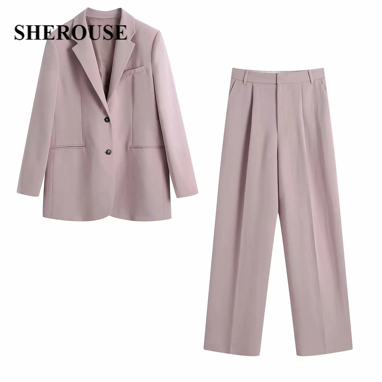 2021 New Women 2 Pieces Set Long Sleeve Solid Button Oversized Coat Long Trousers Suit Chic Lady Fashion Casual Women Clothes
2021 New Women 2 Pieces Set Long Sleeve Solid Button Oversized Coat Long Trousers Suit Chic Lady Fashion Casual Women Clothes