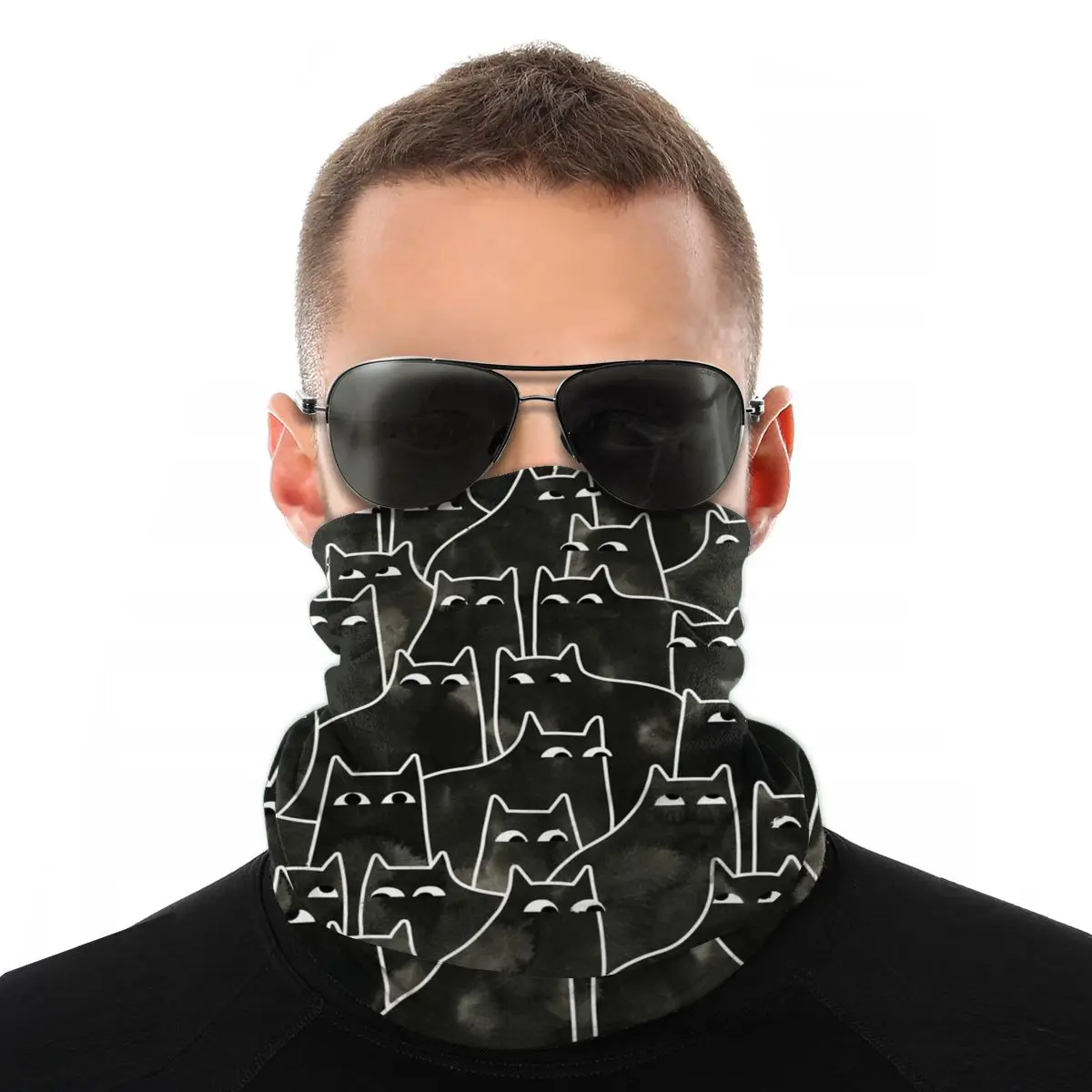 Suspicious Cats Magic Scarf Neck Face Mask Unisex Halloween Tube Mask Tubular Bandana Protective Headwear Biking Hiking
Suspicious Cats Magic Scarf Neck Face Mask Unisex Halloween Tube Mask Tubular Bandana Protective Headwear Biking Hiking