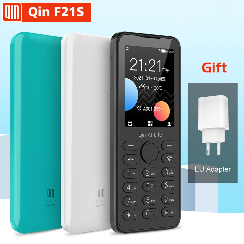 Qin F21S VoLTE 4G сеть Wifi + 2 4 дюймов Bluetooth инфракрасный пульт дистанционного управления
