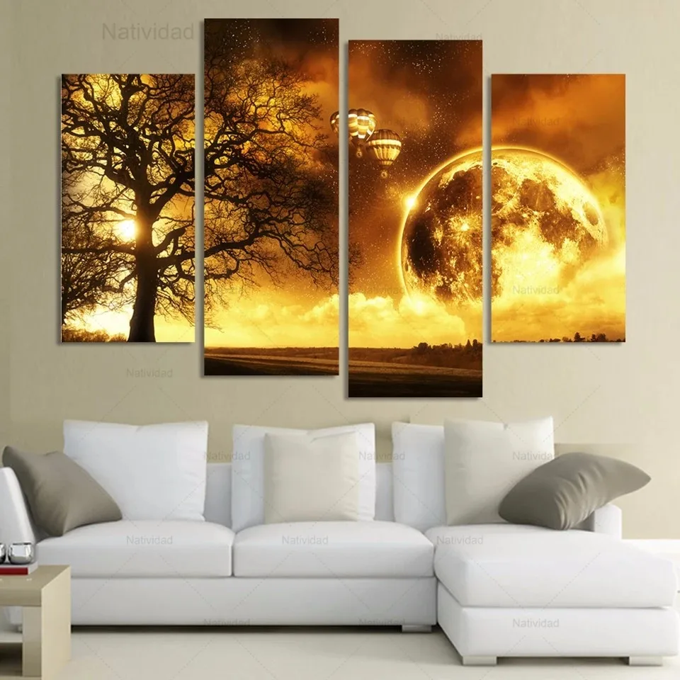 Modern Hd Printed 4 Piece Universe Space Canvas Painting Posters Ancient Tree Wall Art Painting Modular No Frame Home Decor
Modern Hd Printed 4 Piece Universe Space Canvas Painting Posters Ancient Tree Wall Art Painting Modular No Frame Home Decor