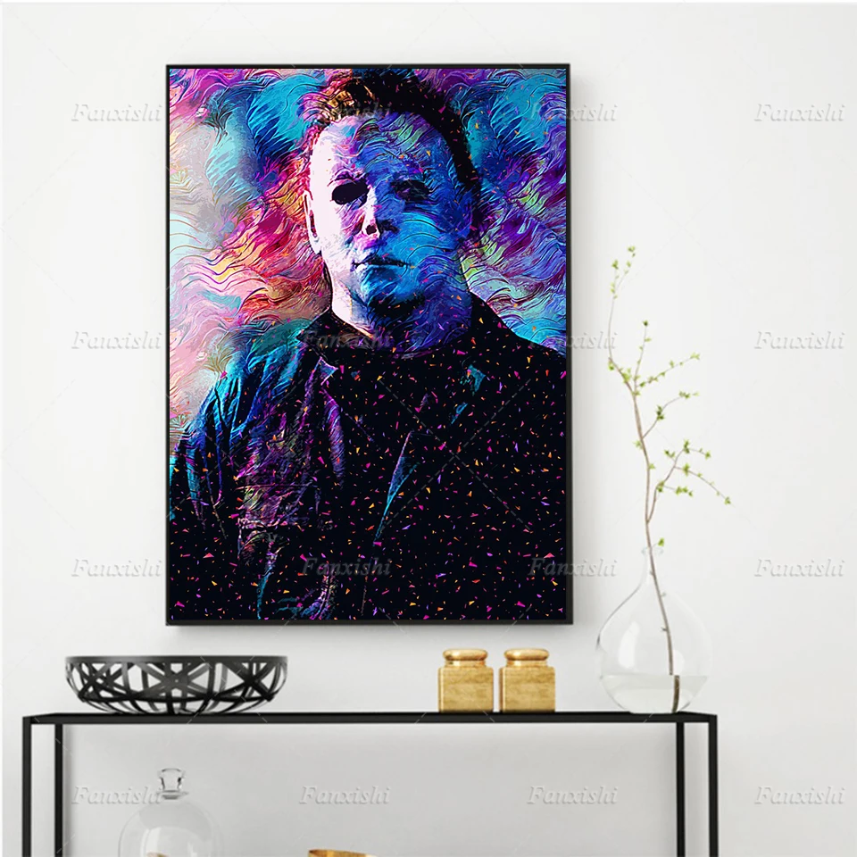 Horror Movies Poster Michael Myers Painting Abstract Graffiti Wall Art Prints Canvas Pictures Home Living Room Decor Movie Gift
Horror Movies Poster Michael Myers Painting Abstract Graffiti Wall Art Prints Canvas Pictures Home Living Room Decor Movie Gift