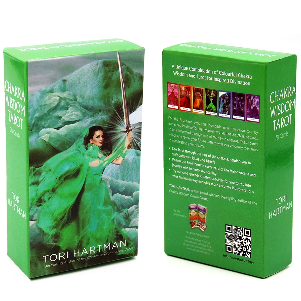 The Chakra Wisdom Tarot 78 открыток инструкции карты колода оккультная книга для гадания