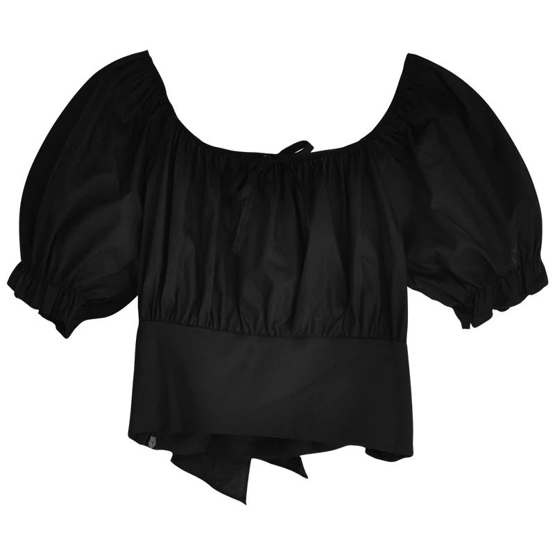 Summer 2021 new pearl chain bow short shirt bubble sleeve shirt design sense niche blouse
Summer 2021 new pearl chain bow short shirt bubble sleeve shirt design sense niche blouse