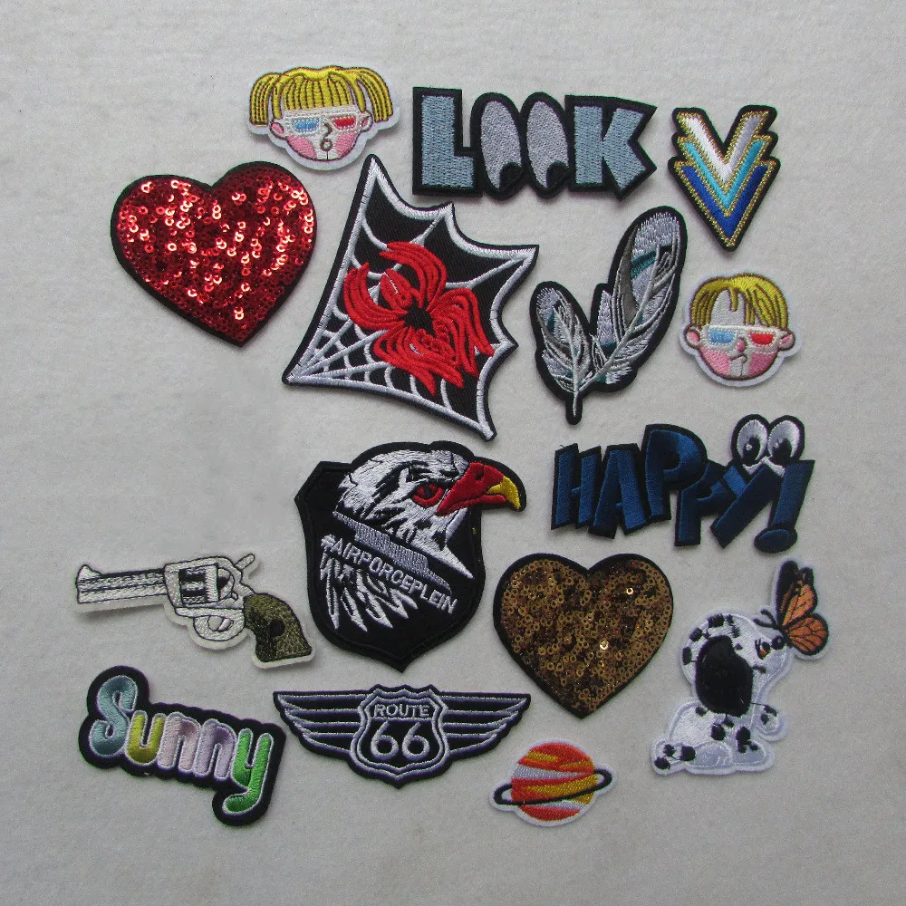 1pcs Mix cartoon Patches for Clothing Iron on Embroidered Sew Applique Cute Patch Fabric Badge Garment DIY Apparel Accessories
1pcs Mix cartoon Patches for Clothing Iron on Embroidered Sew Applique Cute Patch Fabric Badge Garment DIY Apparel Accessories