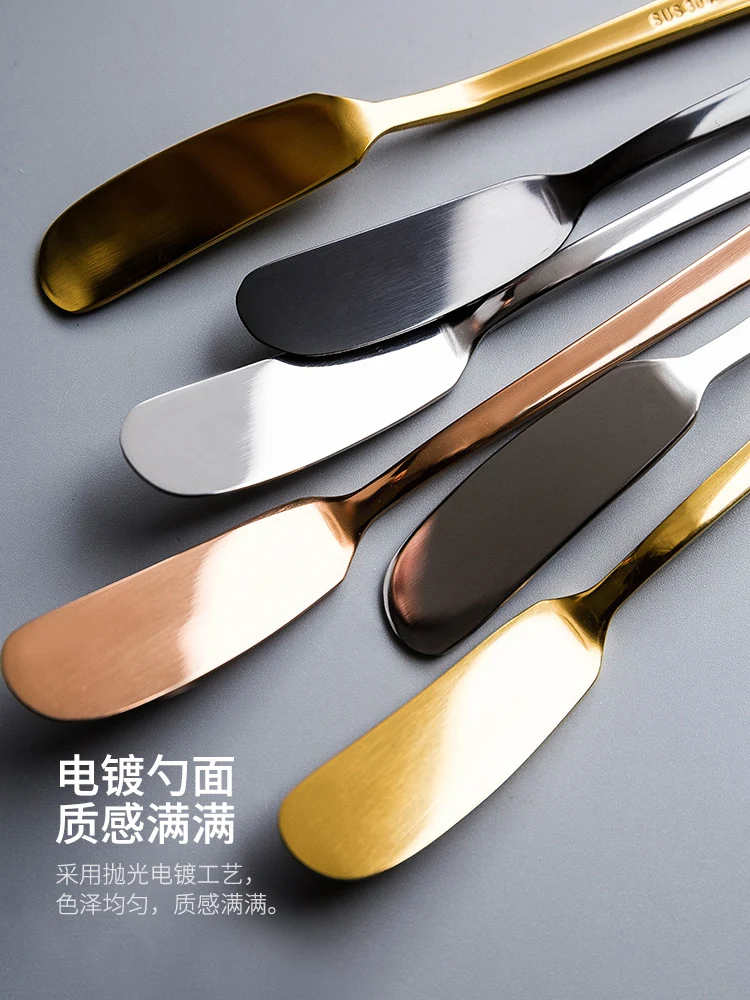 Butter Knife Japanese Steak Dessert Spatula Spread Jam Knife Single Steak Knives Rainbow Utensils Stainless Steel Server Cake
Butter Knife Japanese Steak Dessert Spatula Spread Jam Knife Single Steak Knives Rainbow Utensils Stainless Steel Server Cake