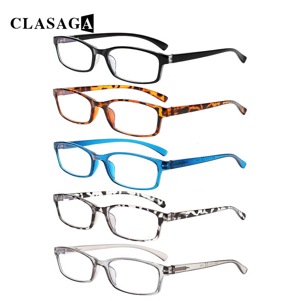 CLASAGA Blue Light Blocking Reading Glasses Colorful Plastic Frame Decorative Eyeglasses Women and Men Computer Eyewear 0~400
CLASAGA Blue Light Blocking Reading Glasses Colorful Plastic Frame Decorative Eyeglasses Women and Men Computer Eyewear 0~400