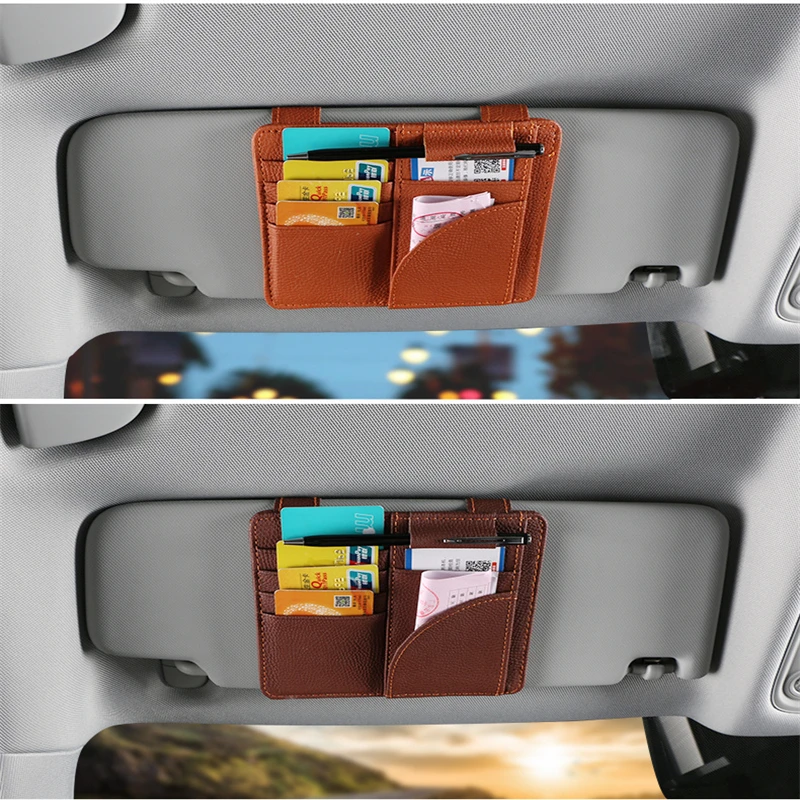 Car Auto Sun Visor Point Pocket Organizer Pouch Bag Card Glasses Storage Holder Car-styling
Car Auto Sun Visor Point Pocket Organizer Pouch Bag Card Glasses Storage Holder Car-styling
