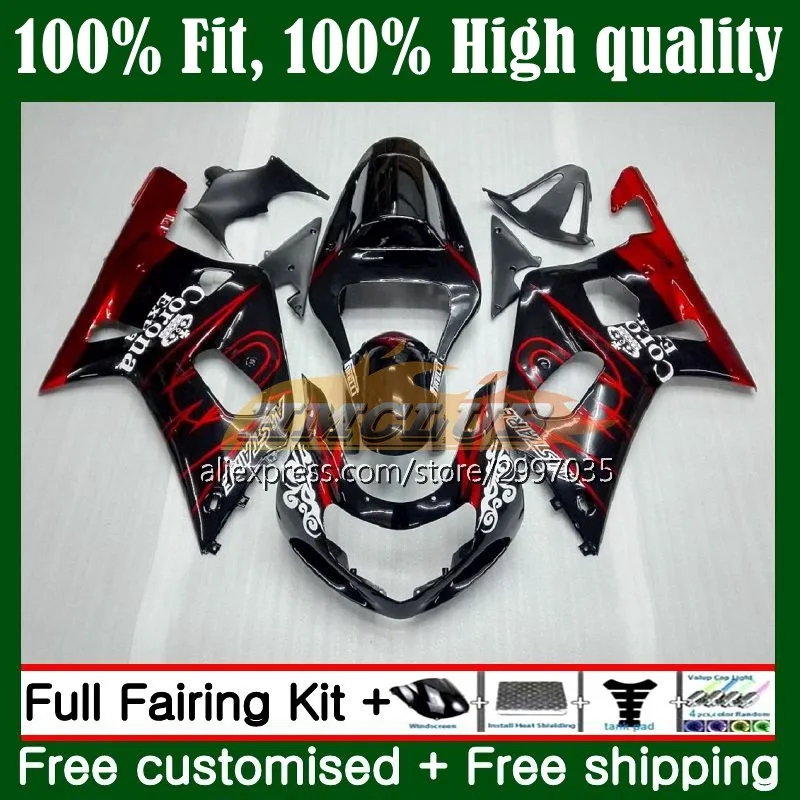 Инъекции для SUZUKI GSXR-750 GSXR600 K1 GSXR 750 600 CC 11No.10 GSXR750 2001 2002 2003 GSX-R600 01 02 03 Обтекатели красного и черного цвета
Инъекции для SUZUKI GSXR-750 GSXR600 K1 GSXR 750 600 CC 11No.10 GSXR750 2001 2002 2003 GSX-R600 01 02 03 Обтекатели красного и черного цвета