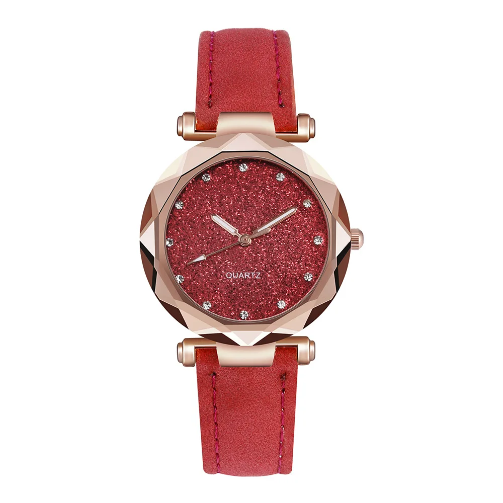 Starry Sky Dial Watch Fashion Casual Ladies Simple Wristwatch New Women Female Clock Leather Band
Starry Sky Dial Watch Fashion Casual Ladies Simple Wristwatch New Women Female Clock Leather Band
