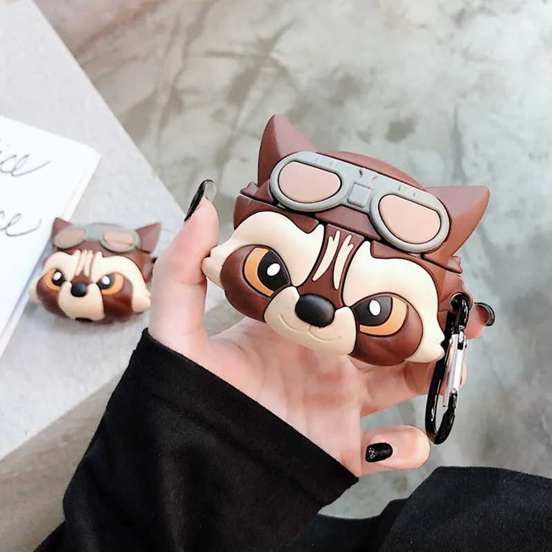 Cartoon Cute Raccoon Wireless Earphone Cases For Airpods Silicone Bluetooth Sport Headset Cover Soft Shell Earphone Accessories
Cartoon Cute Raccoon Wireless Earphone Cases For Airpods Silicone Bluetooth Sport Headset Cover Soft Shell Earphone Accessories