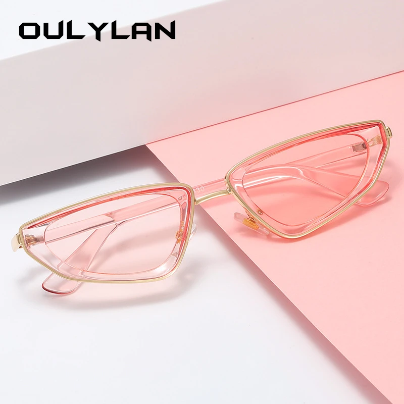 Oulylan Vintage Cat Eye Sunglasses Women Brand Small Metal Sun Glasses Shades Ladies Retro Blue Pink Sunglass Men UV400 Eyewear
Oulylan Vintage Cat Eye Sunglasses Women Brand Small Metal Sun Glasses Shades Ladies Retro Blue Pink Sunglass Men UV400 Eyewear