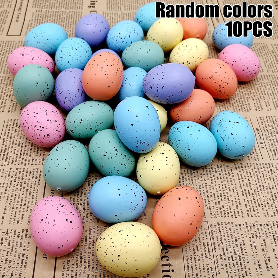 10pcs Artificial Eggs Simulation Egg Model Colored Eggs Children's Painting Decoration Props Fake Eggs Decoration DIY
10pcs Artificial Eggs Simulation Egg Model Colored Eggs Children's Painting Decoration Props Fake Eggs Decoration DIY