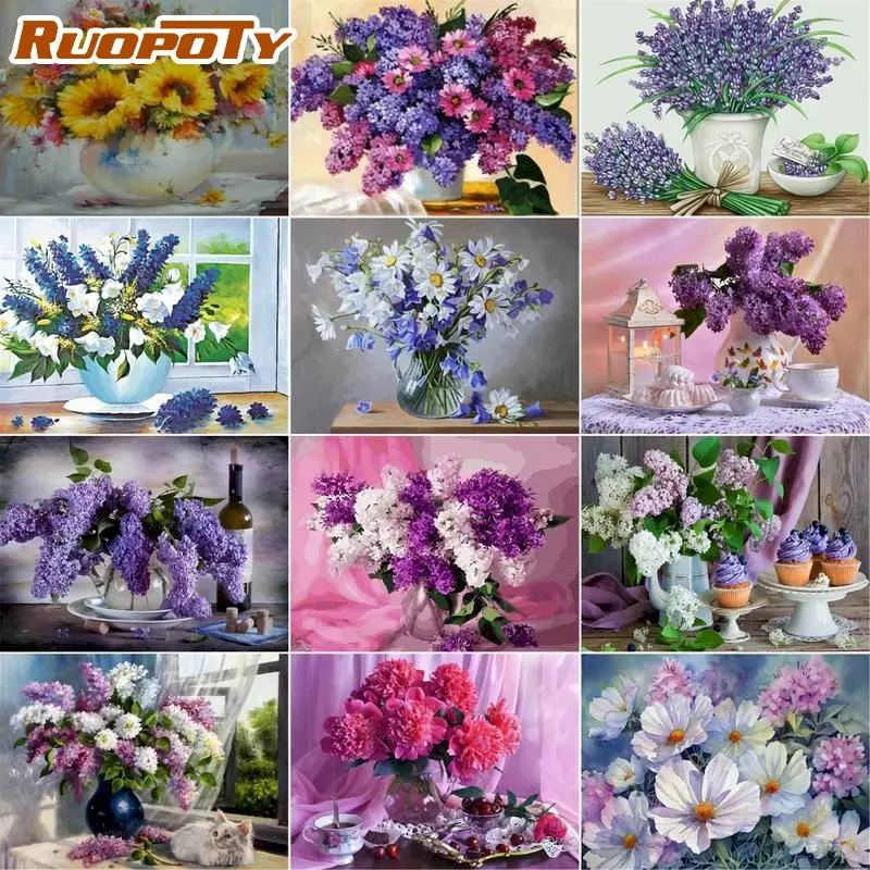 RUOPOTY 60x75cm Frame Flowers DIY Painting By Numbers Acrylic Hand Painted Oil Paint By Numbers Home Decor Art
RUOPOTY 60x75cm Frame Flowers DIY Painting By Numbers Acrylic Hand Painted Oil Paint By Numbers Home Decor Art