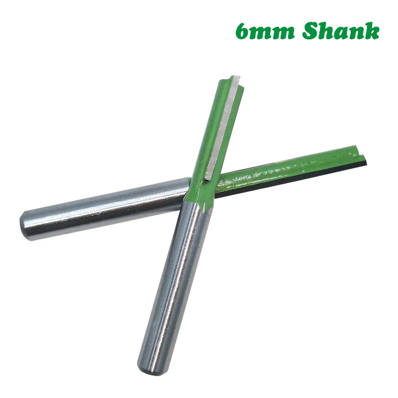 1pc Milling Cutter Double Flute Router Bit 6mm Shank Straight Bit Tungsten Carbide Milling Cutter for Wood Woodworking Tool
1pc Milling Cutter Double Flute Router Bit 6mm Shank Straight Bit Tungsten Carbide Milling Cutter for Wood Woodworking Tool