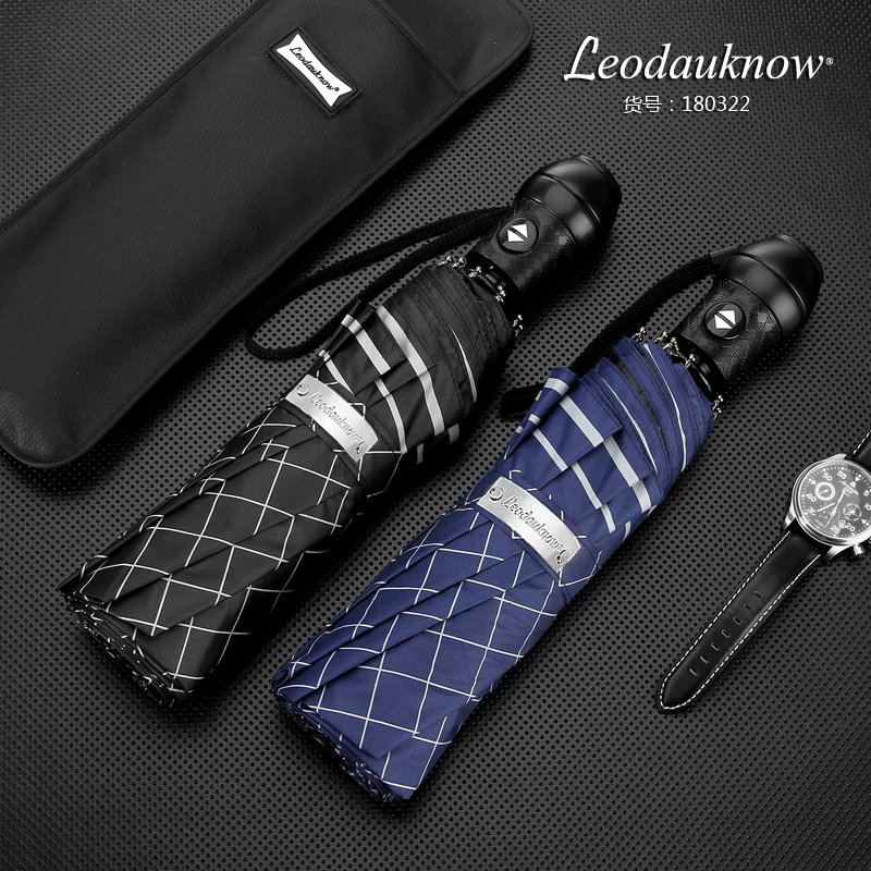 Leodauknow 10k Fully automatic Vinyl Men's umbrella Miss Sun protection Windproof Rainproof Parasol
Leodauknow 10k Fully automatic Vinyl Men's umbrella Miss Sun protection Windproof Rainproof Parasol