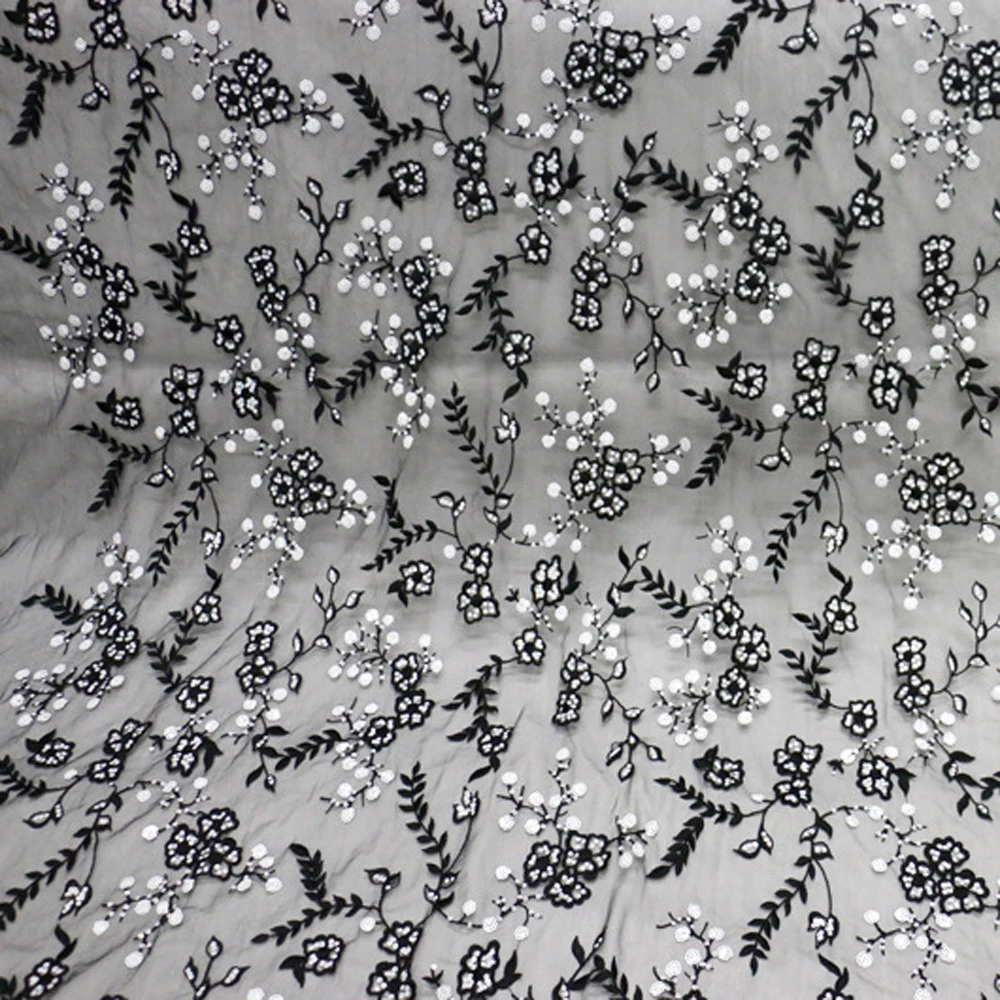 African Lace Fabric 2020 High Quality Soft Fabric Black Lace Flowers Embroidery For Vacation Dress
African Lace Fabric 2020 High Quality Soft Fabric Black Lace Flowers Embroidery For Vacation Dress