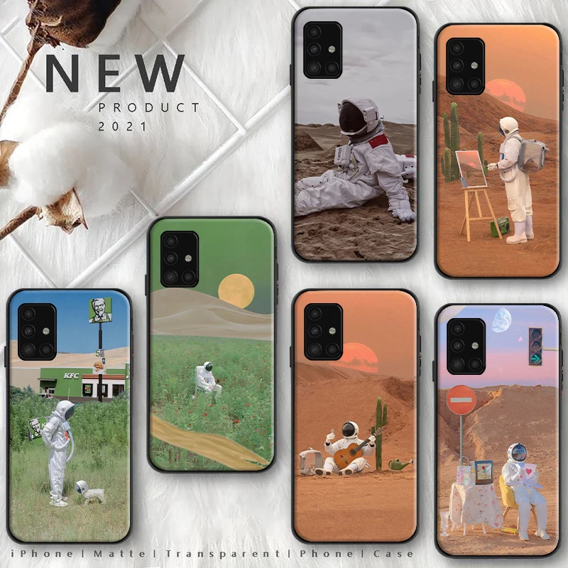 Cute Criativa Astronauta Phone Case For Samsung Galaxy A42 A32 4G 5G A11 A31 A21S A41 For A42 Funda Carcasa Soft Back Cover
Cute Criativa Astronauta Phone Case For Samsung Galaxy A42 A32 4G 5G A11 A31 A21S A41 For A42 Funda Carcasa Soft Back Cover
