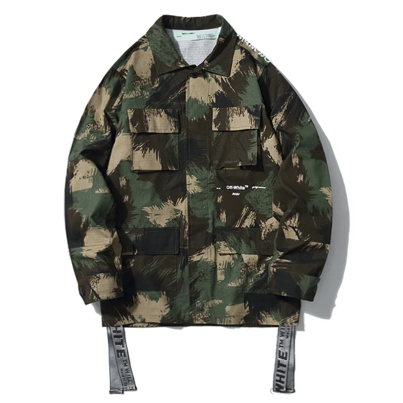 Chao brand ow military Multi Pocket frock large loose youth casual jacket
Chao brand ow military Multi Pocket frock large loose youth casual jacket