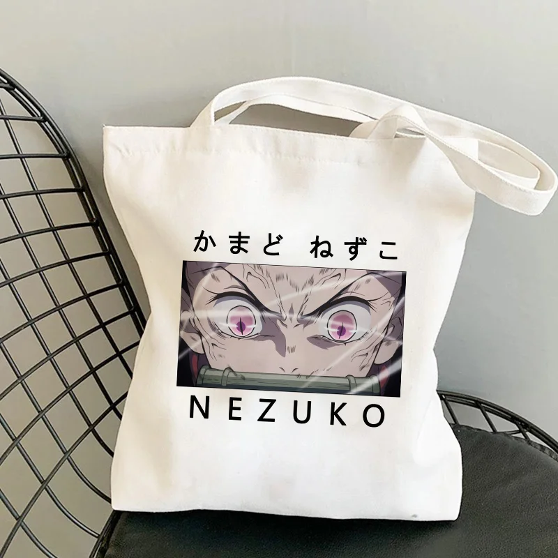 Anime Shopper Shopping Bags Demon Slayer Kimetsu No Yaiba Kamado Nezuko Handbag Large Capacity Tote Bag Harajuku Shoulder Bags
Anime Shopper Shopping Bags Demon Slayer Kimetsu No Yaiba Kamado Nezuko Handbag Large Capacity Tote Bag Harajuku Shoulder Bags