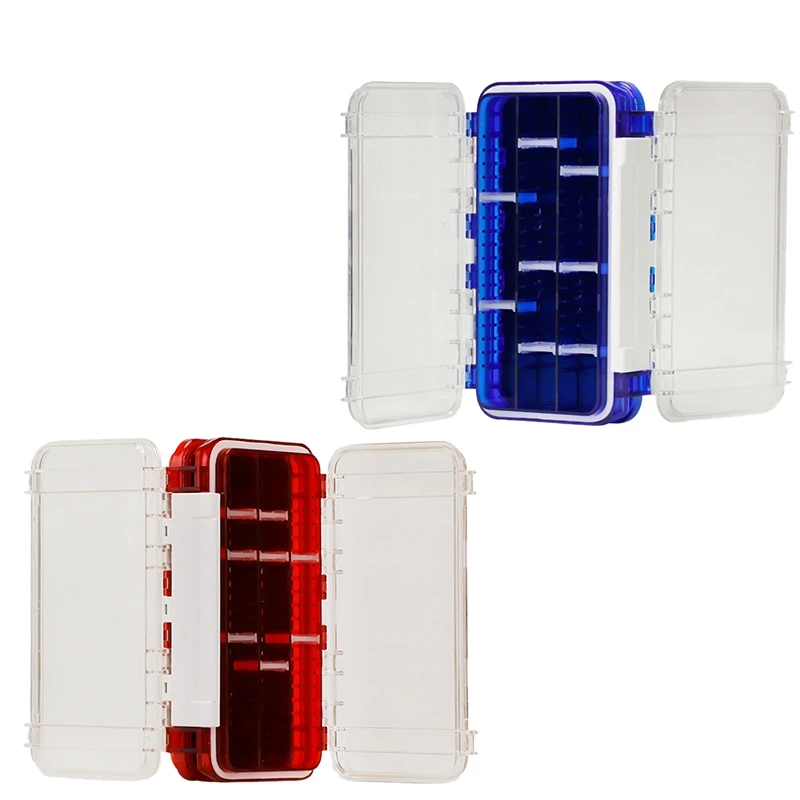 Double Sided Fishing Tackle Box Bait Lure Hook Storage Box Fishing Accessories Plastic Storage Case
Double Sided Fishing Tackle Box Bait Lure Hook Storage Box Fishing Accessories Plastic Storage Case