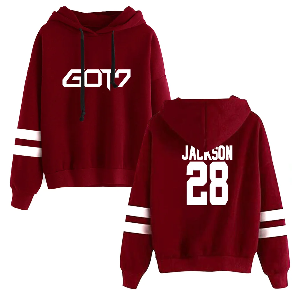 Толстовка с капюшоном и принтом Kpop GOT7 для мужчин и женщин, свитшоты с длинным рукавом и капюшоном, уличная одежда в стиле Харадзюку, Прямая п...
Толстовка с капюшоном и принтом Kpop GOT7 для мужчин и женщин, свитшоты с длинным рукавом и капюшоном, уличная одежда в стиле Харадзюку, Прямая п...