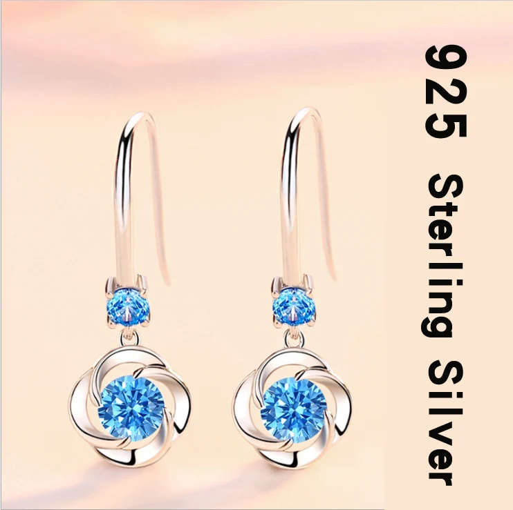 925 Sterling Silver Earrings Ocean Heart Avanced Sense Earrings Gift For Girlfriend Ear Ornaments Earrings
925 Sterling Silver Earrings Ocean Heart Avanced Sense Earrings Gift For Girlfriend Ear Ornaments Earrings