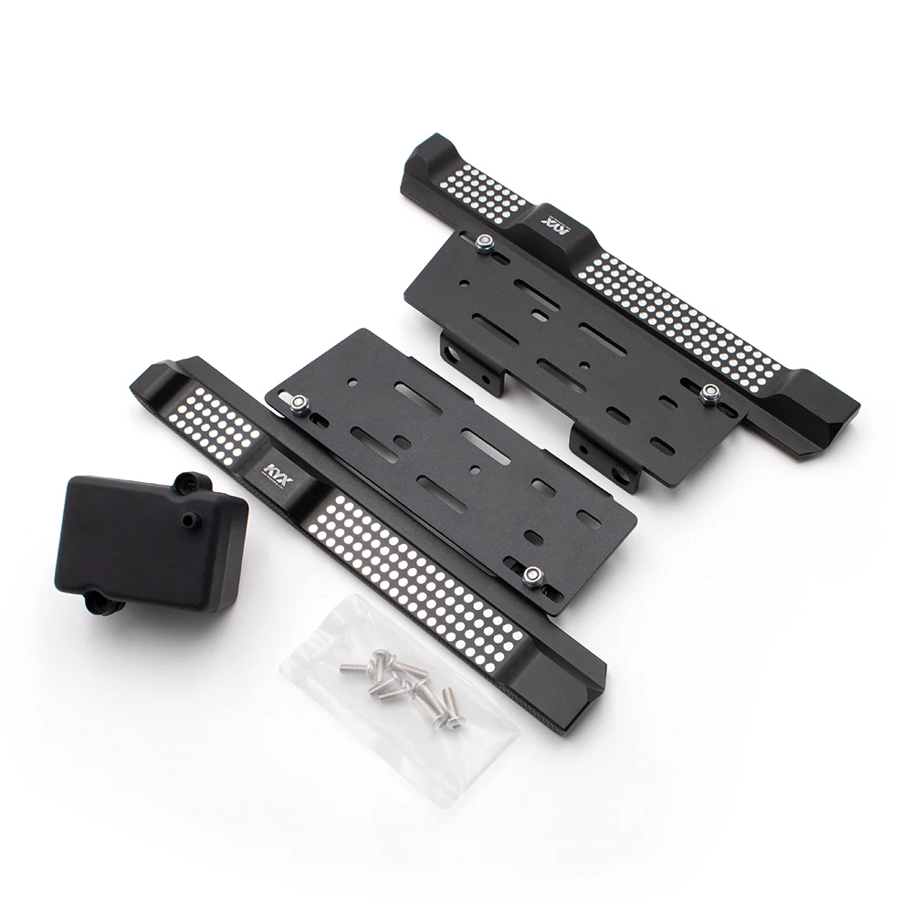 1Pair Model Car Side Pedal 313mm Wheelbase Aluminum Alloy Body Frame Pedals W Receiving Box for 1:10 Wrangler SCX10 RC Cars
1Pair Model Car Side Pedal 313mm Wheelbase Aluminum Alloy Body Frame Pedals W Receiving Box for 1:10 Wrangler SCX10 RC Cars