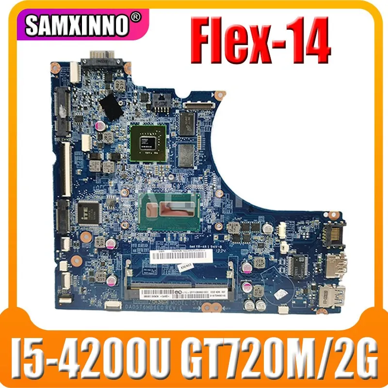 SAMXINNO DA0ST6MB6E0 Laptop motherboard for Lenovo Flex 14 original mainboard I5-4200U CPU GT720M GPU
SAMXINNO DA0ST6MB6E0 Laptop motherboard for Lenovo Flex 14 original mainboard I5-4200U CPU GT720M GPU
