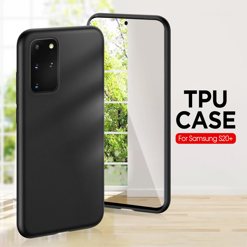Черный мягкий силиконовый чехол из термополиуретана для samsung S11 S10 плюс S11e S10e A10S A30S