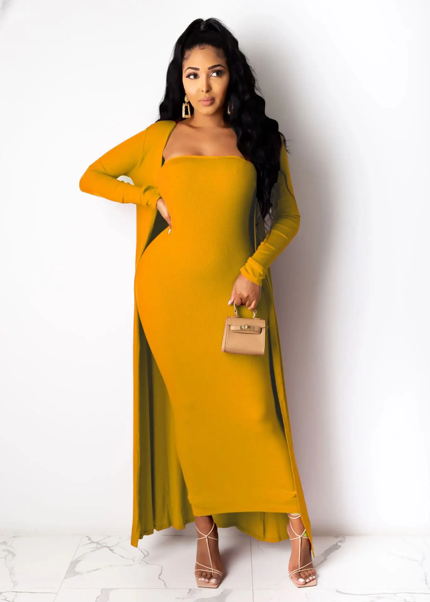 Autumn Winter Plus Size Two Piece Set Women Fashion Solid Tube Top Skirt Cardigan Suit Sexy Ladies Two Piece Suit
Autumn Winter Plus Size Two Piece Set Women Fashion Solid Tube Top Skirt Cardigan Suit Sexy Ladies Two Piece Suit