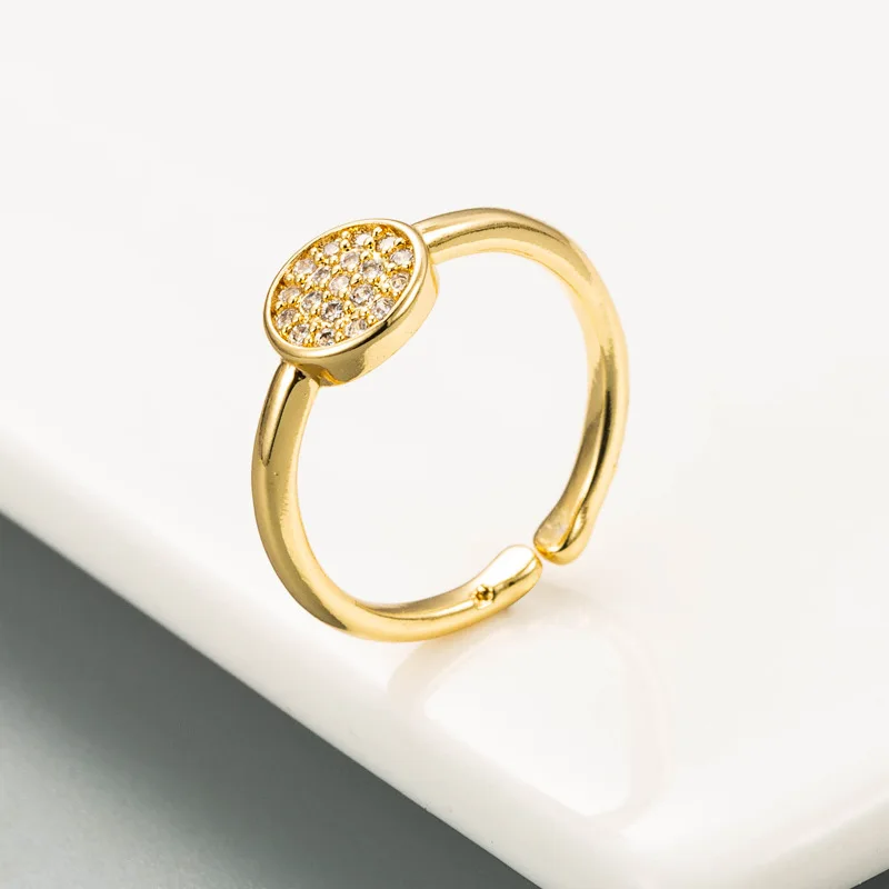 2021 New Trend Ring Fashion Net Red Round Brass Micro Inlaid Zircon Gold Rings for Women Engagement Ring Wholesale
2021 New Trend Ring Fashion Net Red Round Brass Micro Inlaid Zircon Gold Rings for Women Engagement Ring Wholesale