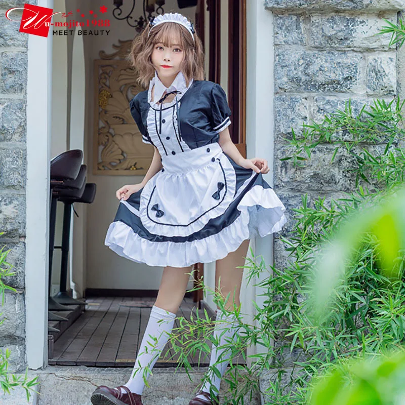 Cosplay for Girls Plus Size Sweet Lolita Dress French Maid Waiter Costume Women Sexy Mini Pinafore Cute Ouji Outfit Halloween
Cosplay for Girls Plus Size Sweet Lolita Dress French Maid Waiter Costume Women Sexy Mini Pinafore Cute Ouji Outfit Halloween