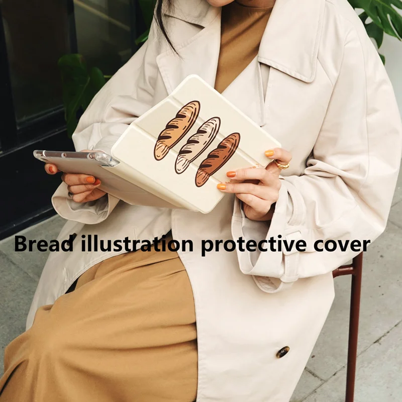 For Ipad Pro 11 Mini 4 5 Air 4 Case 2018 2020 Bread Illustration Design Full Package with Pen Slot Protective Shell
For Ipad Pro 11 Mini 4 5 Air 4 Case 2018 2020 Bread Illustration Design Full Package with Pen Slot Protective Shell