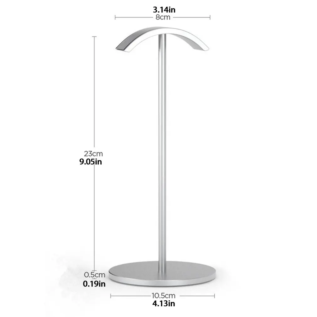 Aluminum Alloy Curved Headphone Display Stand Head-mounted Headset Metal Stand Headphone Display Stand
Aluminum Alloy Curved Headphone Display Stand Head-mounted Headset Metal Stand Headphone Display Stand