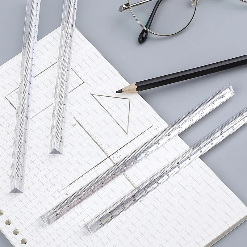 UNI Transparent Plastic Triangle Ruler 15cm Student Stationery Simple Wind Three-dimensional Mitsubishi Ruler Scale Tool
UNI Transparent Plastic Triangle Ruler 15cm Student Stationery Simple Wind Three-dimensional Mitsubishi Ruler Scale Tool