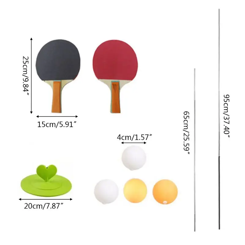 Portable Kids Table Tennis Training Set Ping Pong Paddle Soft Shaft Practice Racket Toys for Children
Portable Kids Table Tennis Training Set Ping Pong Paddle Soft Shaft Practice Racket Toys for Children
