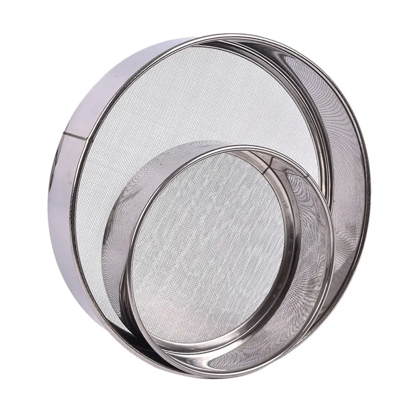 Kitchen Fine Mesh Flour Sifter Professional Round Stainless Steel Flour Sieve Strainer Sifters Best for Kitchen Baking Tea Cake
Kitchen Fine Mesh Flour Sifter Professional Round Stainless Steel Flour Sieve Strainer Sifters Best for Kitchen Baking Tea Cake
