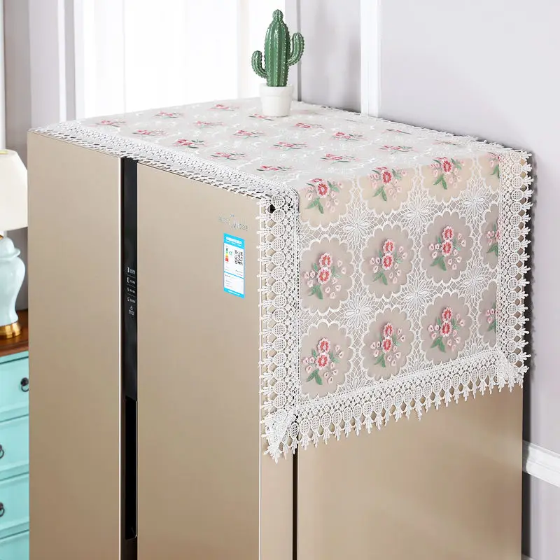 Refrigerator Dust Cover Embroidery Washing Machine Top Cover Decorative Kitchen Dust Proof Covers 60*140//70*170
Refrigerator Dust Cover Embroidery Washing Machine Top Cover Decorative Kitchen Dust Proof Covers 60*140//70*170