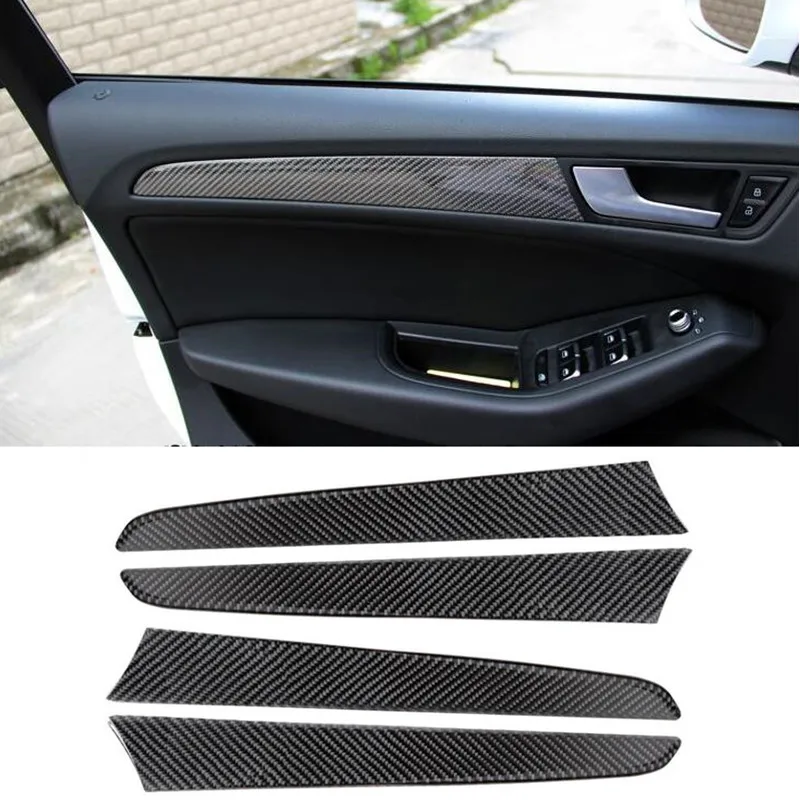 Car Carbon Fiber Door Panel Decal Cover Trim 4pcs For Audi Q5 Interior Accessories Decoration Strip Stickers
Car Carbon Fiber Door Panel Decal Cover Trim 4pcs For Audi Q5 Interior Accessories Decoration Strip Stickers