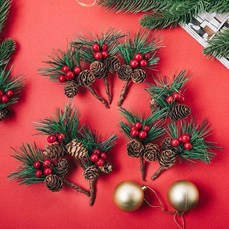 10Pieces Artificial Pine Needle Artificial Christmas Picks Gift Wrapping Decorations for Christmas Tree Ornaments Party Supplies
10Pieces Artificial Pine Needle Artificial Christmas Picks Gift Wrapping Decorations for Christmas Tree Ornaments Party Supplies