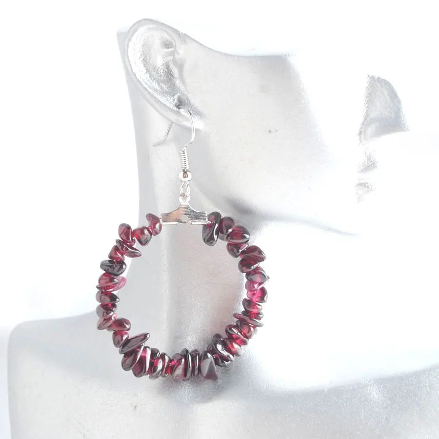 WOJIAER Natural Gem Stone Dangle Earring Garnet Chip Bead Healing Unique Jewelry for Women PW9108
WOJIAER Natural Gem Stone Dangle Earring Garnet Chip Bead Healing Unique Jewelry for Women PW9108