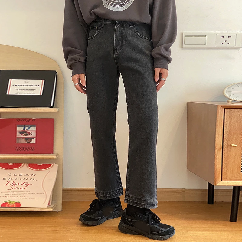IEFB /men's wear classic all-match straight ankle-length pants for male 2021 autmnew new loose blue black jeans vintage 9Y3544
IEFB /men's wear classic all-match straight ankle-length pants for male 2021 autmnew new loose blue black jeans vintage 9Y3544