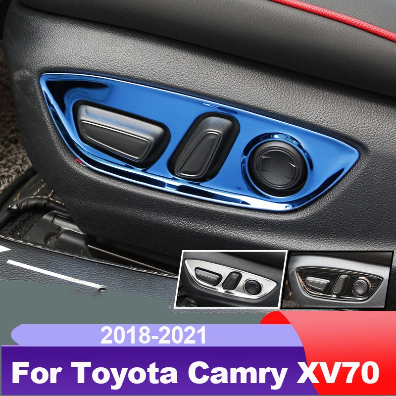 Car Seat Adjust Button Cover Panel Chrome Trim for Toyota Camry 2018 2019 2020 2021 70 V70 Xv70 Trd Accessories Styling
Car Seat Adjust Button Cover Panel Chrome Trim for Toyota Camry 2018 2019 2020 2021 70 V70 Xv70 Trd Accessories Styling