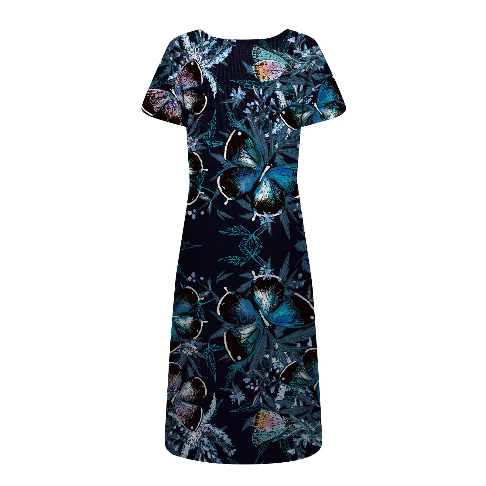Summer Dress Woman Summer New Casual V-neck Zipper Non-positioning Printing Dress Women Loose Dress #35
Summer Dress Woman Summer New Casual V-neck Zipper Non-positioning Printing Dress Women Loose Dress #35