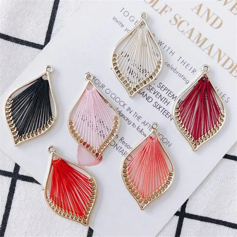 6pcs/lot Metal Silk Thread Apparel Charms Connectors for Earring Pendant Earring Accessories diy Handmade jewelry making
6pcs/lot Metal Silk Thread Apparel Charms Connectors for Earring Pendant Earring Accessories diy Handmade jewelry making